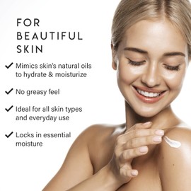 ALURAM Moisturizing Body Lotion, Hydrating Coconut Water & Squalane Cream Moisturizer for Soft Skin, Vegan, 18 Fl Oz