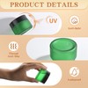 Glass Jars with Lids,Eco-Friendly Cosmetic Containers with Airtight Black Lids
