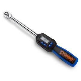 Summit Tools 1/2 inch Digital Torque Wrench, 5-99.5 ft-lbs (6.8-135 N-m) Torque Range, Sequential LED and Buzzer, Calibrated (WSP4-135CN)