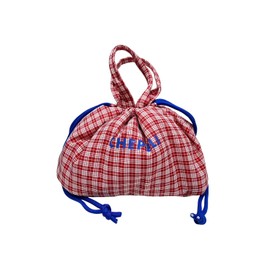 Munya Munya Lunch Bag for Women Adult Men Leakproof Cooler Cute Lunch Boxes Tote Bags Large Capacity Reusable Insulated Lunch Container for Work Office Picnic or Travel (Check Red)