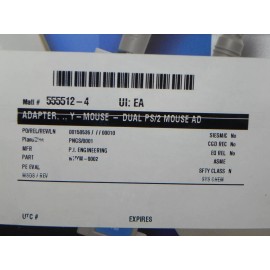 Y-Mouse Adapter Dual PS/2 Mouse AD: WHYM-002 Mouse and Trackball on single port