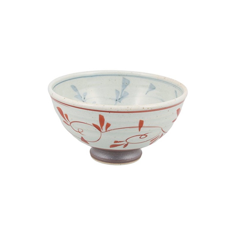 Hasamiyaki Issei Pottery Lightweight Rice Bowl, Small, Old Dyed Inside/Outer