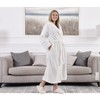 Hellomamma Womens Long Robe Soft Warm Fleece Plush Bathrobe Ladies