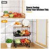 Gsiekare Fruit Vegetable Basket for Kitchen, 5 Tier Stackable Fruit