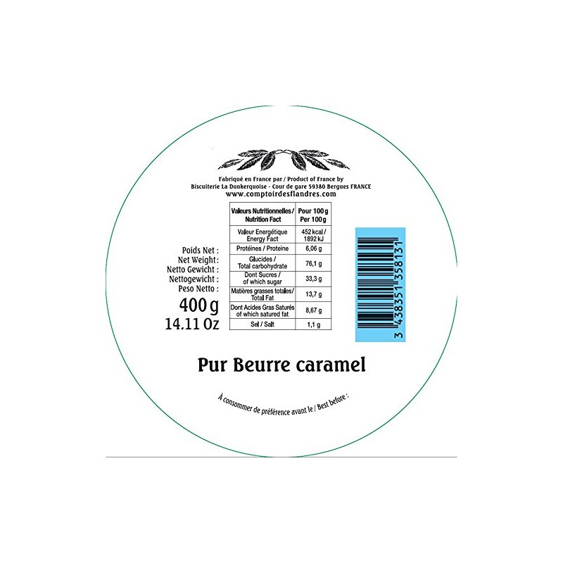 Biscuiterie La Dunkerquoise Pure Butter Waffles in Gift Tin (Pure