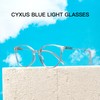 Cyxus Round Blue Light Glasses Women Men Retro Circular Computer