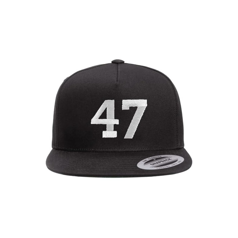 47 Embroidered Flat Bill Cap | Support 47th President of