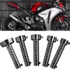 Amavoler 2 Pcs Motorcycle Exhaust Silencer Motorbike Muffler Insert Baffle