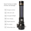 Multi Function Solar Power Military Flashlight Glass Breaker Camping Outdoor