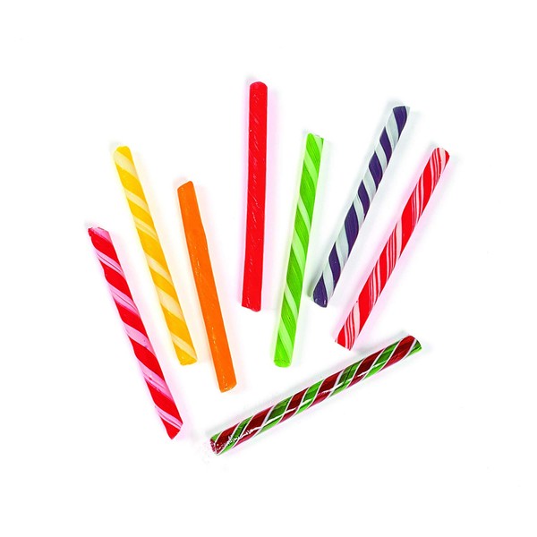 Old-Fashioned Candy Sticks (80 individually wrapped candy canes) Bulk Vintage Nostalgic Candy