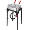 VIVOHOME Double Deep Fryer with 2 Baskets and 54,000 BTU