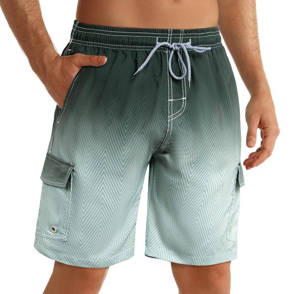 ELETOP Swimming Trunks Men's Quick-Drying Swimming Shorts for Men Board