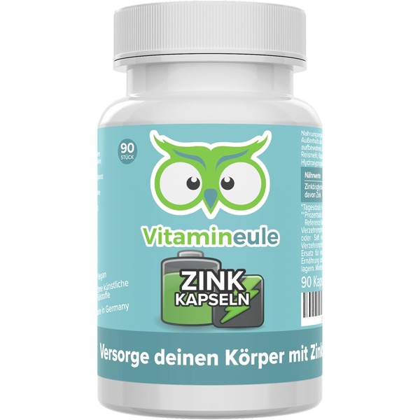 Zinc Capsules - High Dose 25 mg - Bioactive &