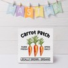 Easter Decor Rustic Carrot Patch Wooden Sign Easter Desk Decorations