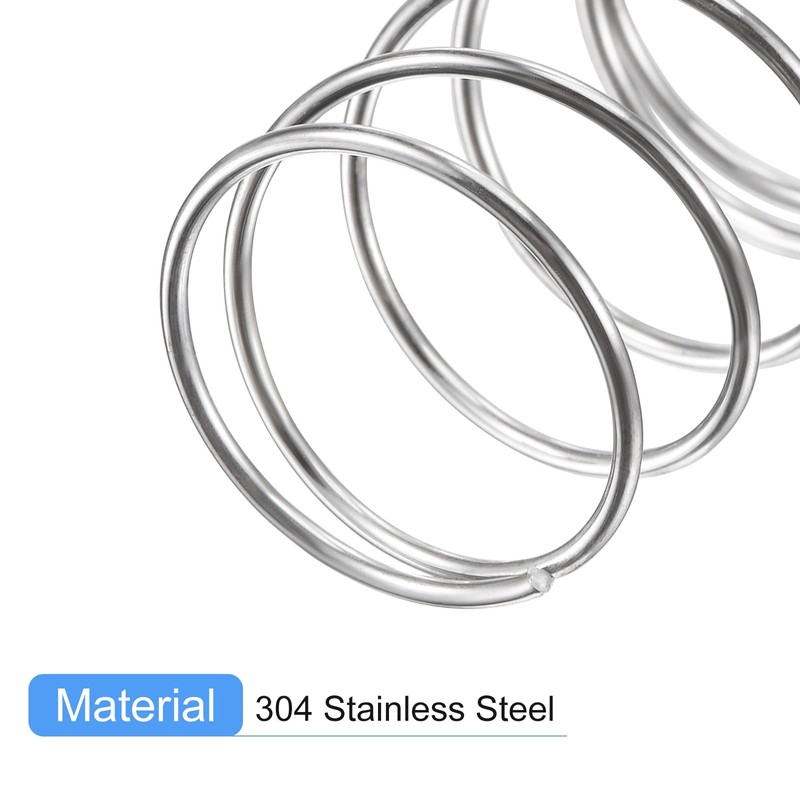 QUARKZMAN Pack of 5 Compression Spring 304 Stainless Steel Compression