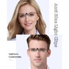 LUFF Reading Glasses Clip on for Men Women,Portable Flip up