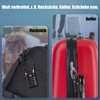 TSA Luggage Locks, [Opening Alarm Indicator] High Security 4-Digit Combination
