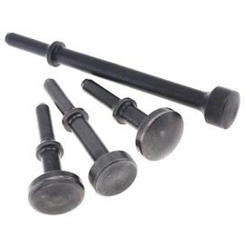 ChgImposs Drucklufthammerkopf, Luftmeißel, harter Stahl, massiver Schlaghammer, Kopfstütze, pneumatisches Werkzeug zum Entfernen von Klopfen/Rosten, 4 Stück