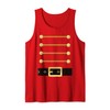 Nutcracker Character Soldier Costume Uniform Funny Christmas Tank Top