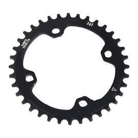 Gototop MTB Chainring, 32/34/36/38 Teeth BCD 104 Repair Part Mountain Bike Steel Single Crank Chain Ring, black, 36T