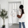 Door Curtain Cute Decorative Cartoon Doorway Divider Cloth for Bedroom
