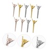 Hohopeti 9pcs Sturdy Metal Pegs for Card Games Accessory for