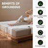 Grounding Sheets 24"x104", Grounded Bed Sheet with 10% Silver Fiber,