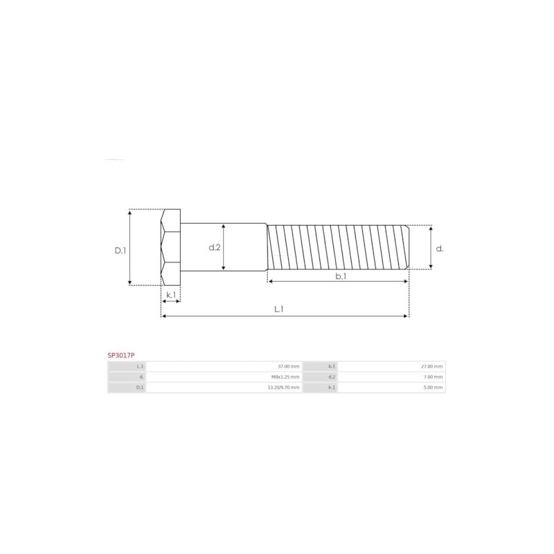 AS-PL Starter Motor Contact Kit for Solenoid SP3017P