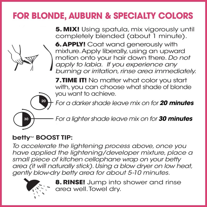 Blonde Betty - Color for the Hair Down There Kit