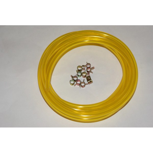 Unbranded Clear Yellow Fuel Line ID: 1/8" OD: 1/4" 10ft