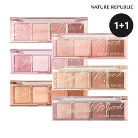Nature Republic [네이처리퍼블릭] (4구 팔레트) 1+1 데일리 베이직 팔레트 (6종 택 1) [Nature Republic] (4-Compartment Palette) 1+1 Daily Basic Palette (Choose 1 from 6 types) [1+1 02 Logistics PK0774]