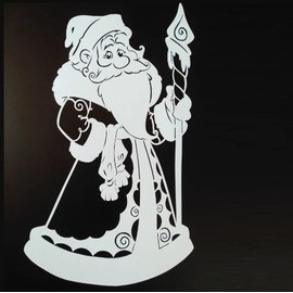 Christmas Santa Claus Metal Die Cuts, Christmas Santa Claus Card Metal Cutting Dies Cut Stencils for DIY Scrapbooking Cards Decorative Embossing Paper Dies for Scrapbooking Card Making