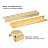 QUARKZMAN Cupboard Finger Edge Pull, 6 Pieces 200 mm /