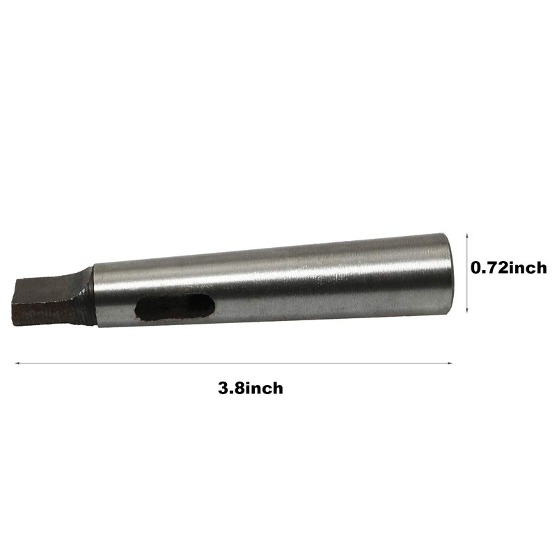heyous MT1 to MT2 Morse Taper Adapter Drill Sleeve for