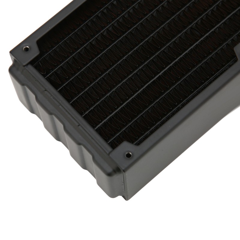 Cooling Radiator Double Layers 8 Pipes G1/4 Thread Double Fans