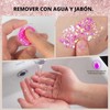 Gel de glitter fluorescente para rostro y cuerpo 6 colores