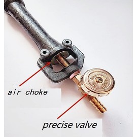 GAS BURNER Propane Forge Furnace Foundry Raku Kiln Blacksmith Farrier Knife Blade Make Gas Furnace