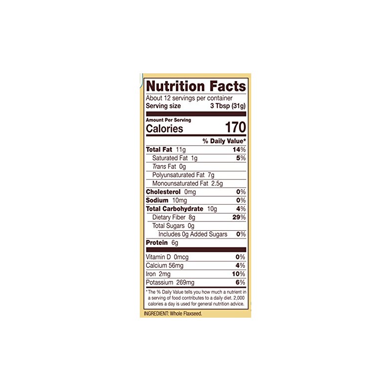 Bob's Red Mill Brown Flaxseeds, 13oz (Pack of 1) -