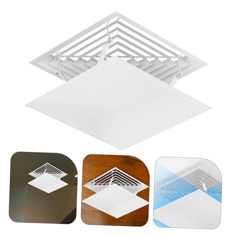 COHEALI 2pcs Air Conditioner Windshield Deflector Square Ceiling Vent Cover