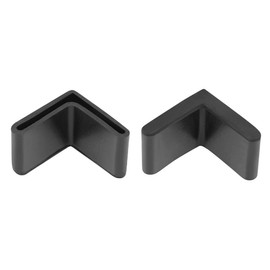 uxcell Rubber Furniture Covers Angle Caps L Shaped 38 x 38 x3mm Table Legs 16Pcs