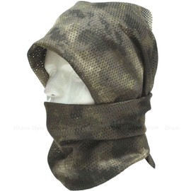 Camouflage Neck Scarf, Army, Face Guard, Military Camouflage, Headwear, Survival Games, Tactical, Face Mask, Cold Protection, UV Protection, Sunshade, Dustproof, Survival Game, Bicycle, Outdoor, Cosplay