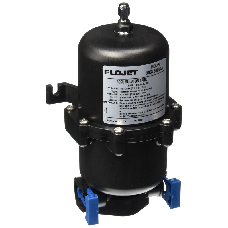Flojet 305730004A Accumulator Tank, Black