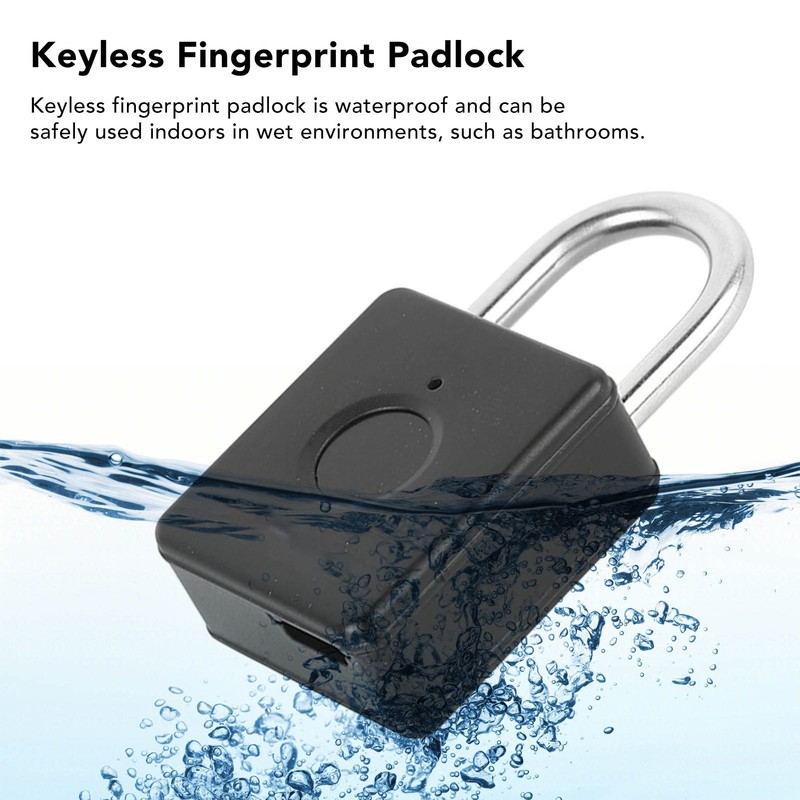 Fingerprint Lock High Accuracy Anti Theft Portable Waterproof Keyless Fingerprint