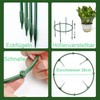 Plant Support Half Round 20 Pieces Flower Holder Plant Holder