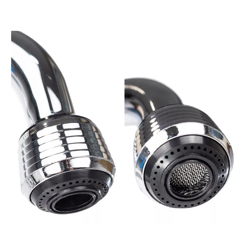 Cnx Mezcladora Para Fregadero Cromada Cartucho 1/4 De Vuelta