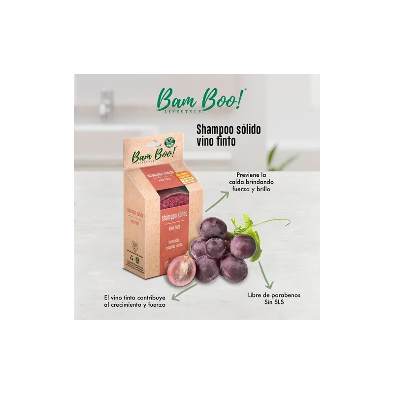 50 Pack Mix Shampoo Sólido Artesanal 80 G Bam Boo!