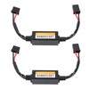 2 Piece H7 LED Headlight Decoder, Waterproof Plug and Play