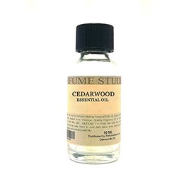 Perfume Studio Oils - 1oz Cedarwood Essential Oil, Pure, Undiluted, Safe for Skin, Splash-on Glass Bottle