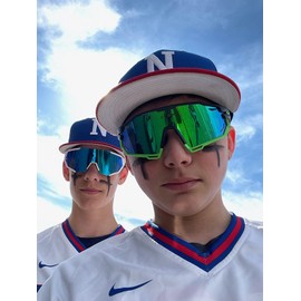 X-TIGER Polarized Cycling Glasses with 5 Interchangeable Lenses,MTB Biking Baseball Running Sports Sunglasses for Men Women