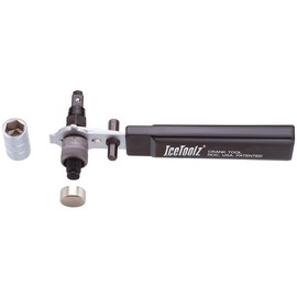 IceToolz Deluxe Crank Tool with Handle – Thin-Walled Cr-Mo Steel for BMX & SunTour Freewheels